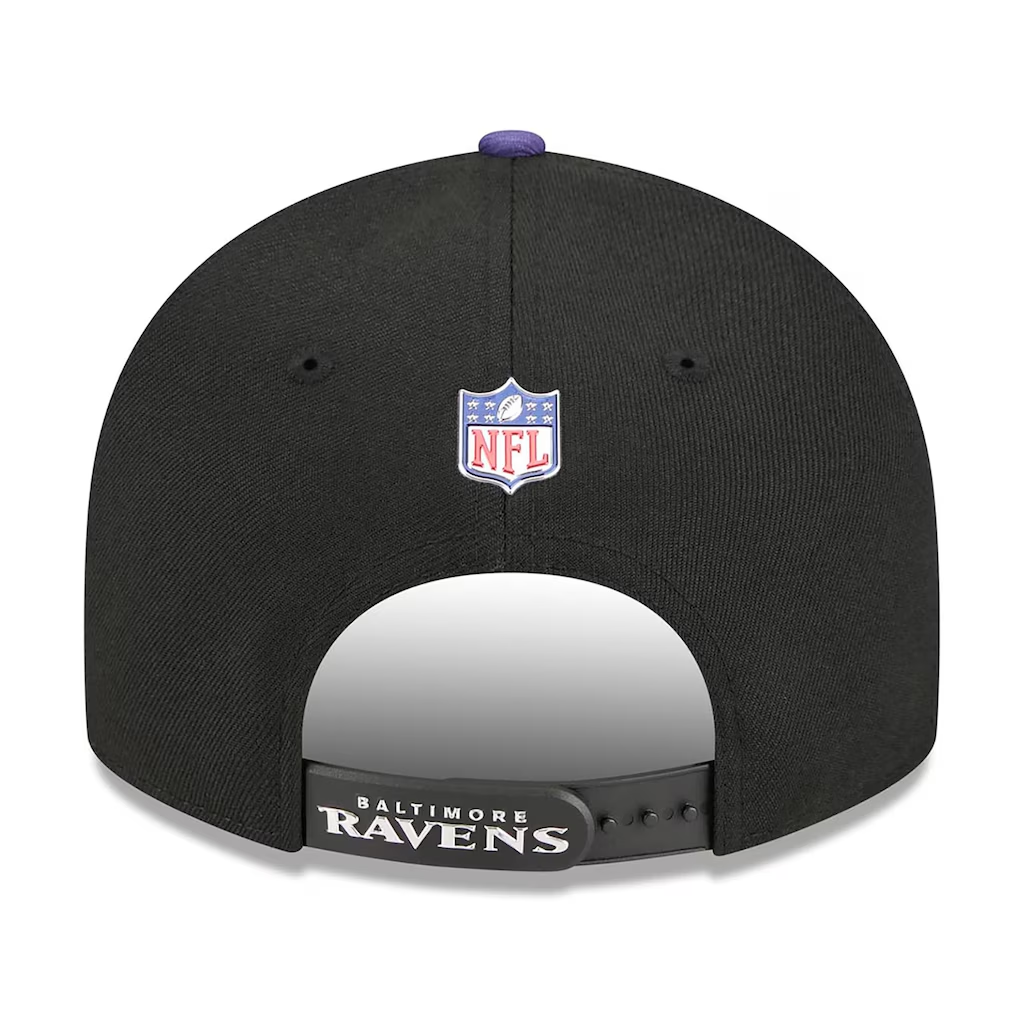 BALTIMORE RAVENS 2026 NFL DRAFT 9FIFTY SNAPBACK HAT - PURPLE/BLACK