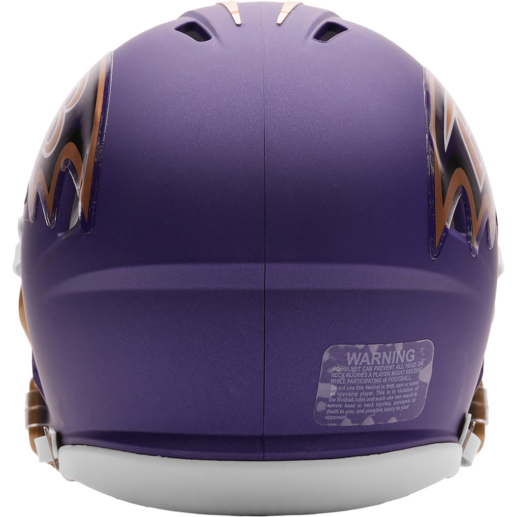 BALTIMORE RAVENS 2026 NFL RIVALRIES ONFIELD ALTERNATE RIDDELL SPEED MINI HELMET - PURPLE