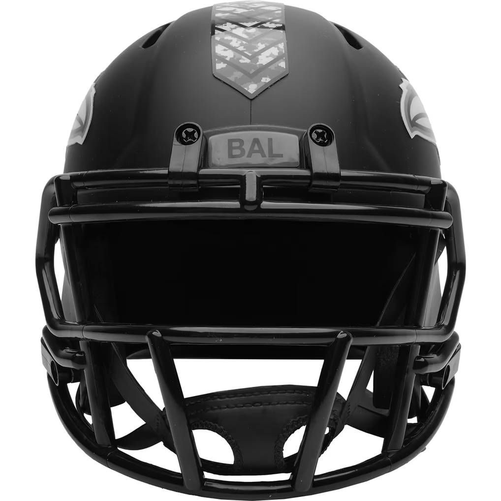 BALTIMORE RAVENS 2026 NFL SALUTE TO SERVICE RIDDELL SPEED MINI HELMET