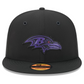 BALTIMORE RAVENS 2026 NFL SIDELINE 9FIFTY SNAPBACK HAT - BLACK