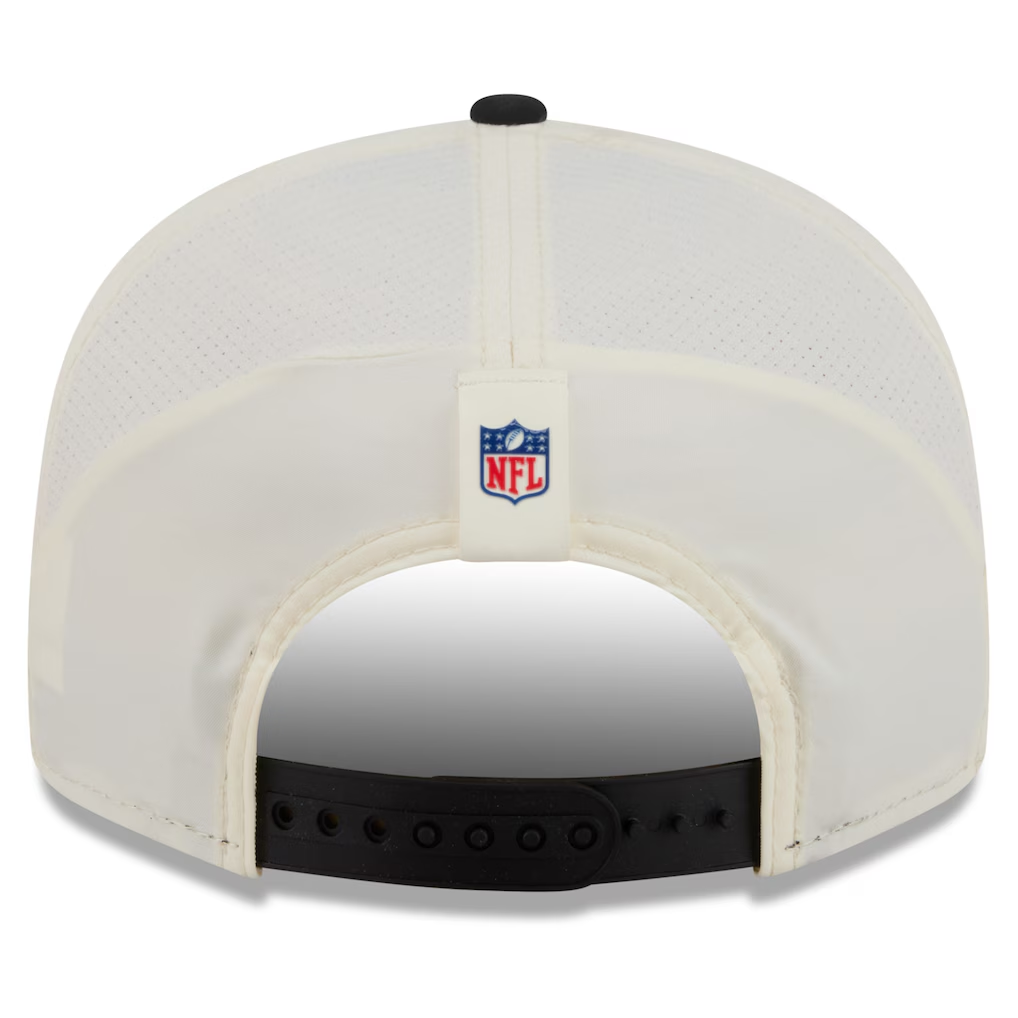 BALTIMORE RAVENS 2026 NFL TRAINING CAMP 9FIFTY SNAPBACK HAT - CHROME WHITE/BLACK