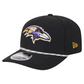 BALTIMORE RAVENS GAMEDAY MULTI ROPE 9SEVENTY STRETCH-SNAP HAT - BLACK