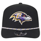 BALTIMORE RAVENS GAMEDAY MULTI ROPE 9SEVENTY STRETCH-SNAP HAT - BLACK