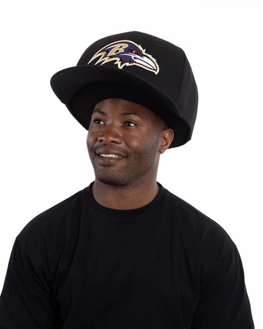 BALTIMORE RAVENS NOGGIN OVERSIZED HAT - BLACK