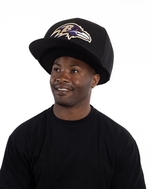 BALTIMORE RAVENS NOGGIN OVERSIZED HAT - BLACK