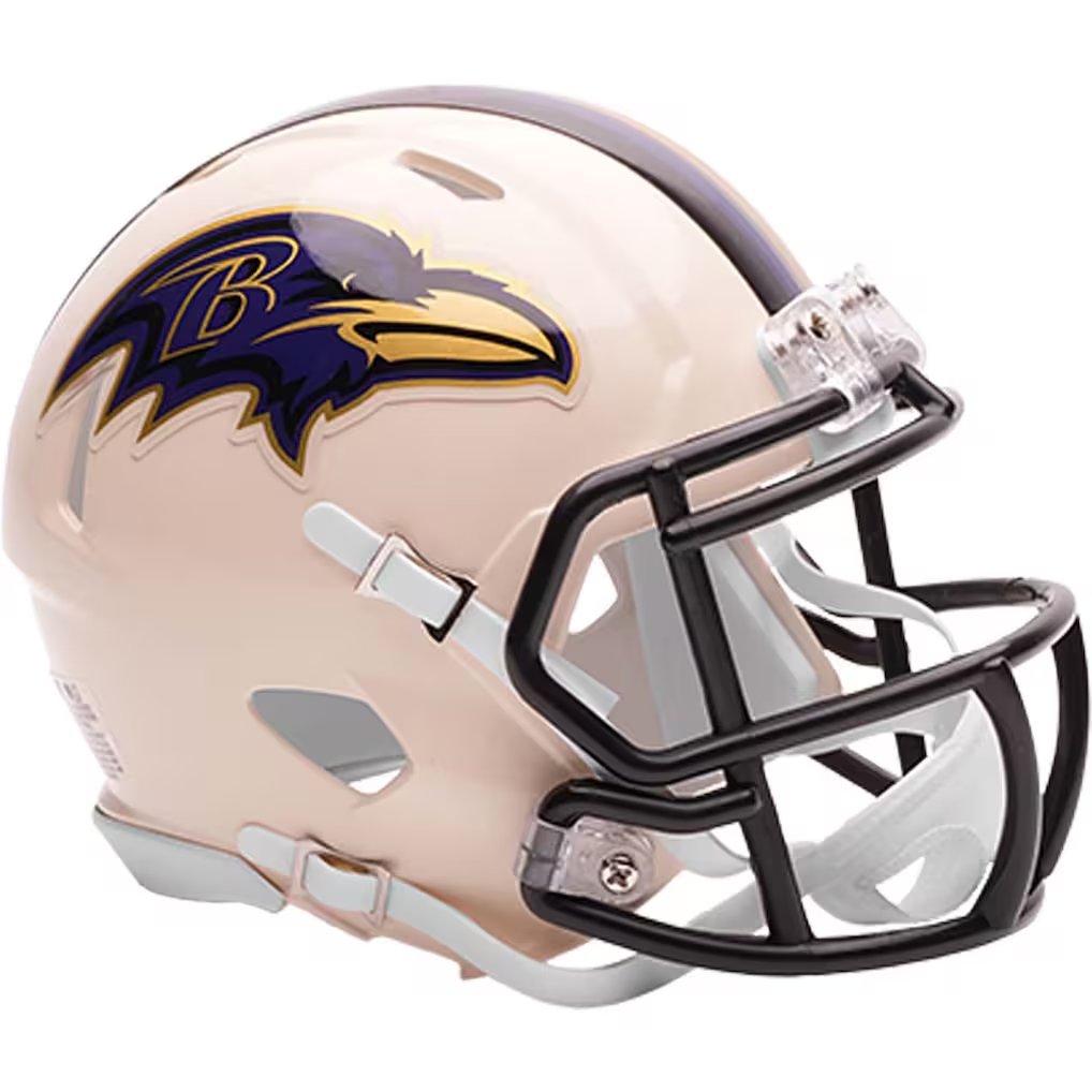 BALTIMORE RAVENS RETRO COLLECTION RIDDELL SPEED MINI HELMET