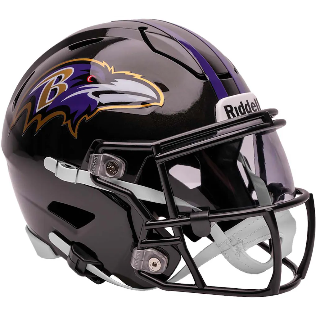 BALTIMORE RAVENS RIDDELL SPEED FLEX MIDI HELMET – JR'S SPORTS