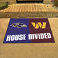 BALTIMORE RAVENS/ WASHINGTON COMMANDERS HOUSE DIVIDED 34" X 42.5" MAT