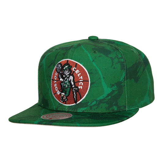 BOSTON CELTICS MEN'S DOWN FOR ALL SNAPBACK HAT