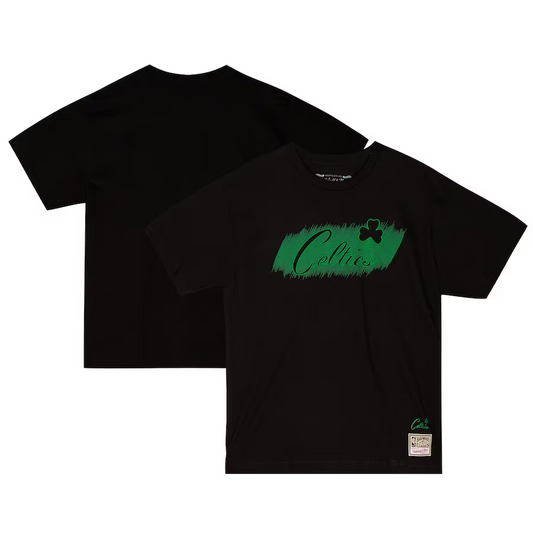 BOSTON CELTICS MEN'S MITCHELL & NESS MONOCHROME T-SHIRT