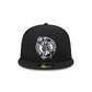 BOSTON CELTICS SIDEPATCH EASTERN CONFERENCE 59FIFTY FITTED HAT - BLACK/ WHITE