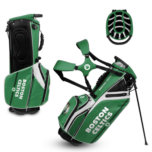 BOSTON CELTICS TEAM EFFORT CADDIE CARRY HYBRID BAG