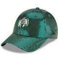 BOSTON CELTICS WOMEN'S SEQUIN 9FORTY ADJUSTABLE HAT