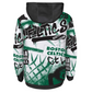 BOSTON CELTICS YOUTH SPRAY BALL SUBLIMATED HOODED SWEATSHIRT