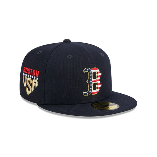 BOSTON RED SOX 2023 4 DE JULIO 59FIFTY SOMBRERO AJUSTADO