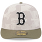 BOSTON RED SOX 2025 MLB ARMED FORCES 59FIFTY FITTED HAT - STONE/OLIVE