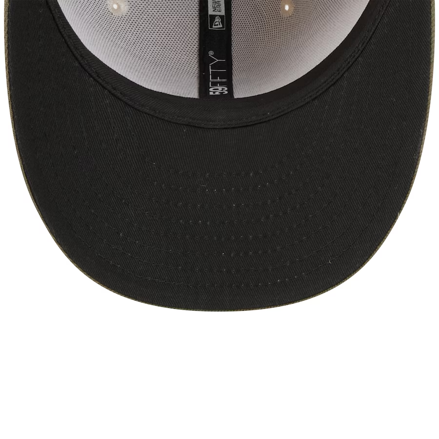 BOSTON RED SOX 2025 MLB ARMED FORCES 59FIFTY FITTED HAT - STONE/OLIVE