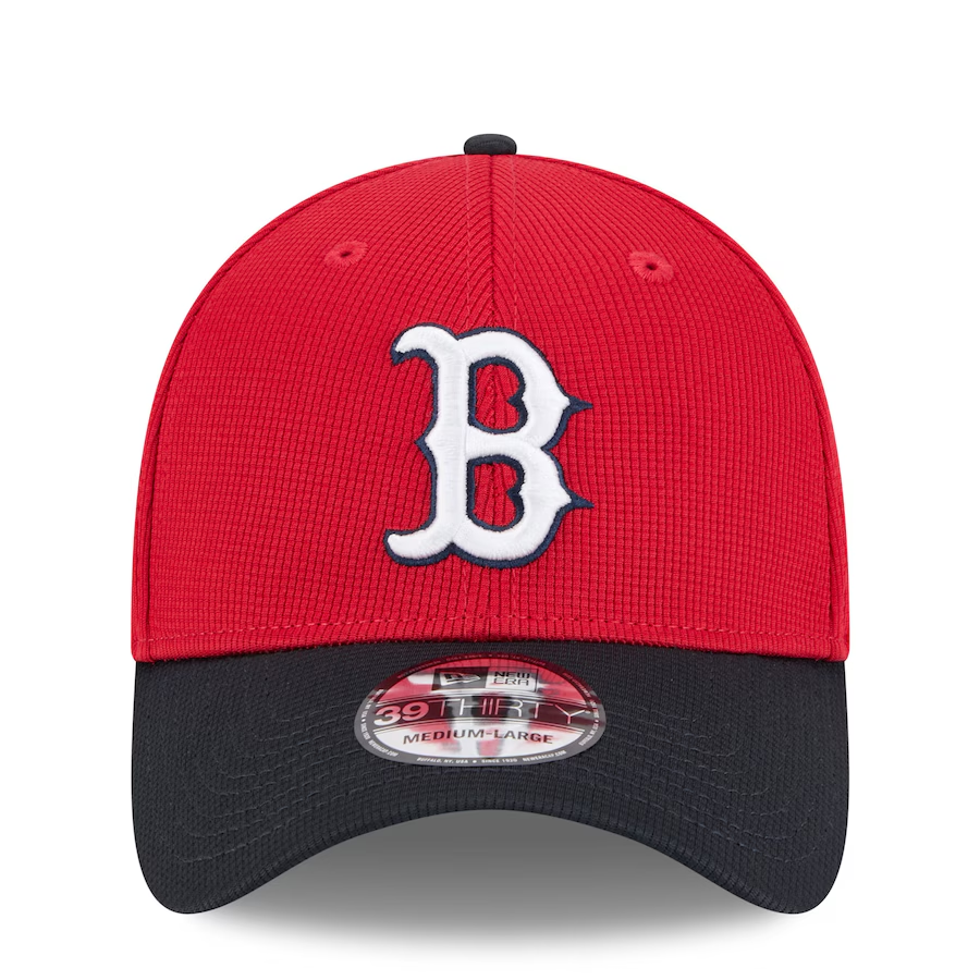 BOSTON RED SOX 2025 MLB SPRING TRAINING SIDE PATCHLESS 39THIRTY FLEX FIT HAT