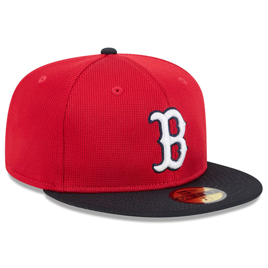 BOSTON RED SOX 2025 MLB SPRING TRAINING SIDE PATCHLESS 59FIFTY FITTED HAT