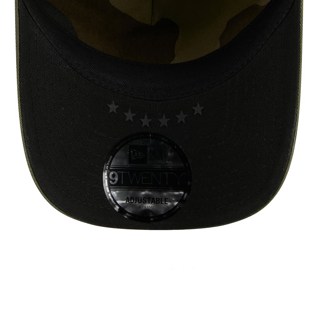 BOSTON RED SOX 2026 MLB ARMED FORCES 9TWENTY A-FRAME ADJUSTABLE HAT - OLIVE