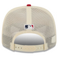 BOSTON RED SOX 2026 MLB USA 250 4TH OF JULY 9SEVENTY ADJUSTABLE SNAPBACK TRUCKER HAT - CHROME WHITE/RED