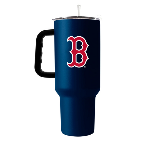 BOSTON RED SOX 40OZ. FLIPSIDE TRAVEL TUMBLER WITH HANDLE