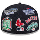 BOSTON RED SOX ALL OVER PATCH 59FIFTY FITTED HAT - NAVY