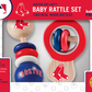 BOSTON RED SOX BABY WOOD RATTLES