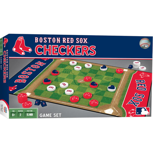 BOSTON RED SOX CHECKERS BOARD GAME