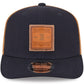 BOSTON RED SOX DEBOSSED LOGO TRUCKER  9SEVENTY SNAPBACK HAT - NAVY