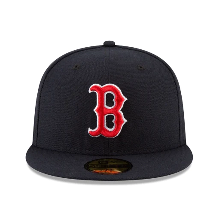 New Era Boston Red Sox 59FIFTY Authentic Collection Hat, Navy, Size: 7 1/4, Polyester