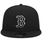 BOSTON RED SOX EVERGREEN TRUCKER 9FIFTY SNAPBACK HAT - BLACK/WHITE
