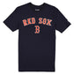 BOSTON RED SOX MEN'S NEW ERA EVERGREEN BASIC T-SHIRT - NAVY