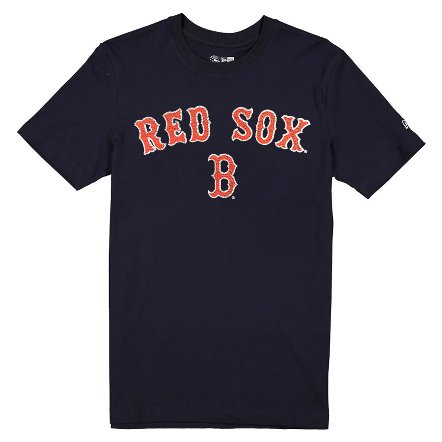 BOSTON RED SOX MEN'S NEW ERA EVERGREEN BASIC T-SHIRT - NAVY