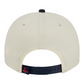 BOSTON RED SOX NEW ERA CLASSIC 9FIFTY A-FRAME SNAPBACK HAT - CHROME WHITE/NAVY