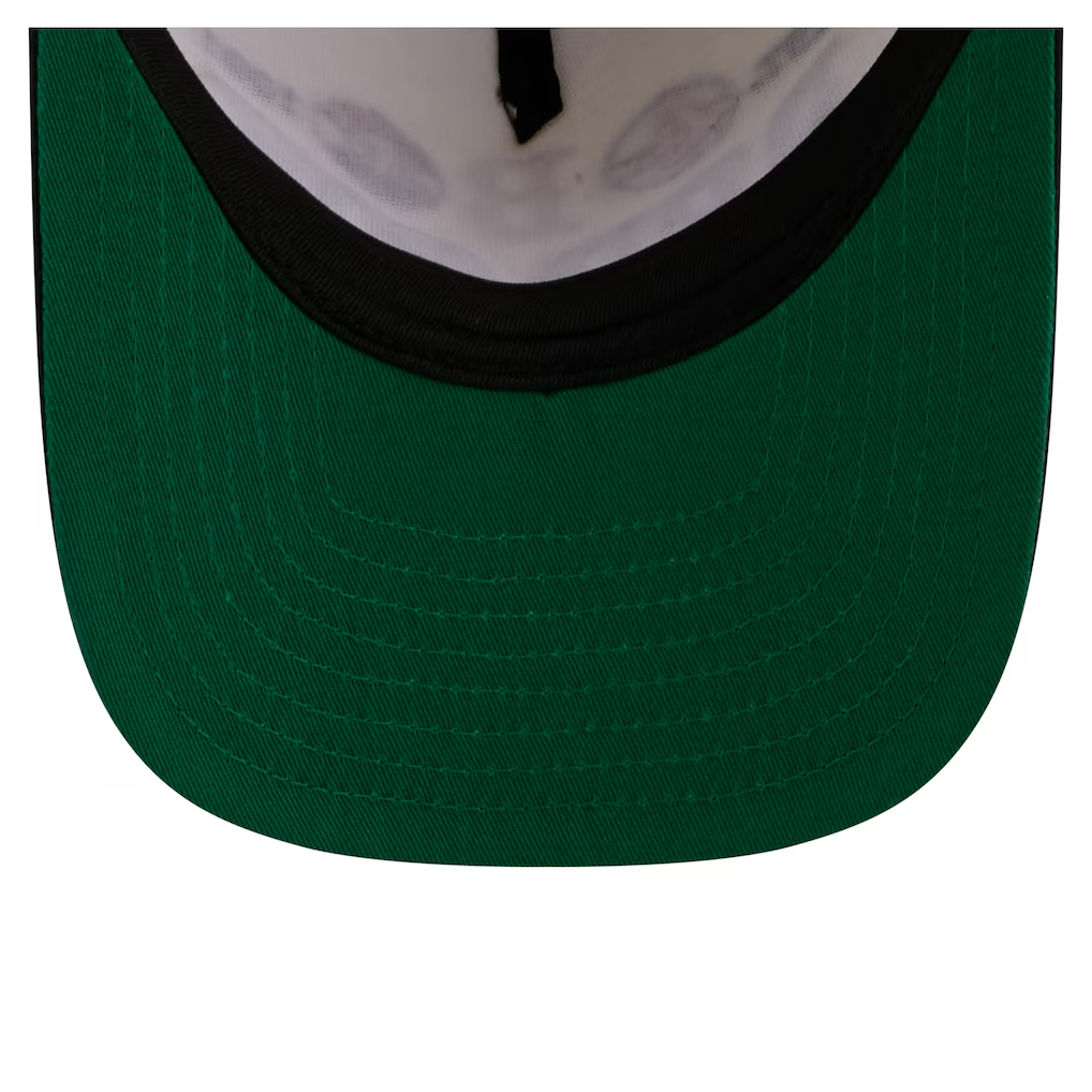 BOSTON RED SOX NEW ERA TRI-HIT 9FIFTY A-FRAME SNAPBACK HAT - CHROME WHITE/NAVY