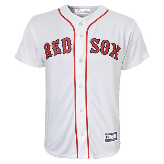 Women's Starter White/Red Boston Red Sox Shutout Pullover Sweatshirt