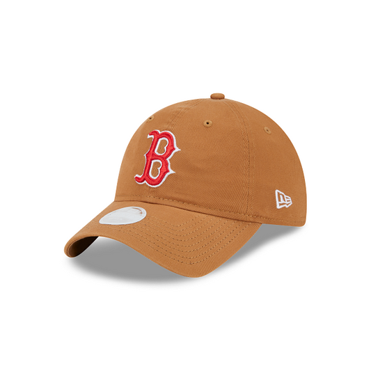 Men's Fanatics Branded Khaki/Brown Boston Red Sox Side Patch Snapback Hat