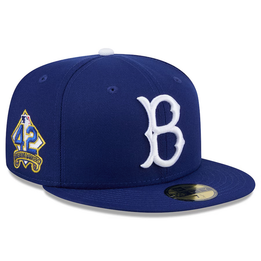 BROOKLYN DODGERS 2025 MLB JACKIE ROBINSON DAY 59FIFTY FITTED - BLUE