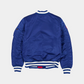 BROOKLYN DODGERS MEN'S NEWERA X ALPHA INDUSTRIES COOPERSTOWN MA-1 BOMBER JACKET - BLUE