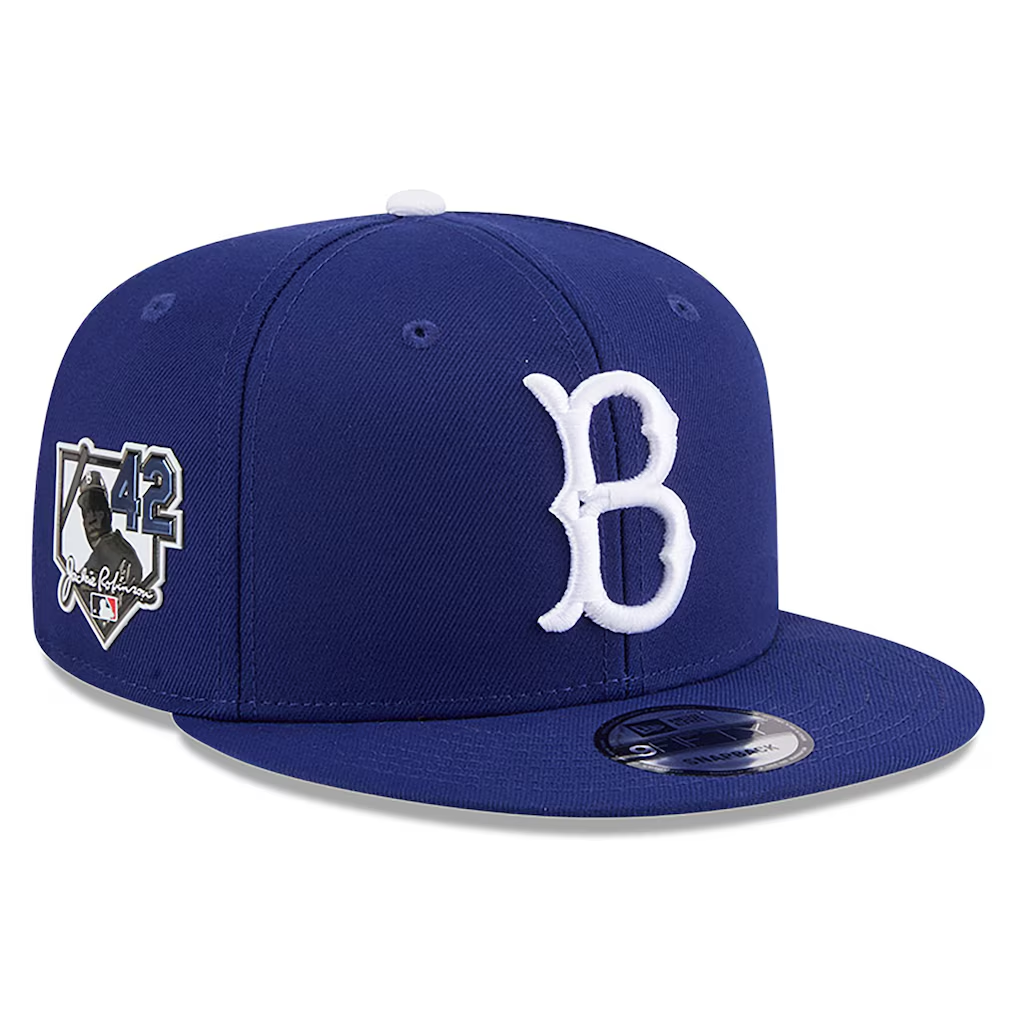BROOKYLN DODGERS 2026 MLB JACKIE ROBINSON DAY 9FIFTY SNAPBACK HAT - ROYAL BLUE