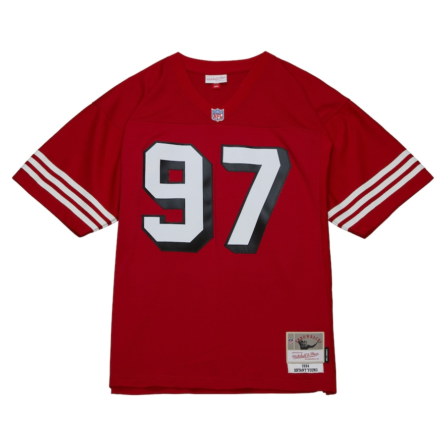 BRYANT YOUNG SAN FRANCISCO 49ERS MEN'S MITCHELL & NESS PREMIER JERSEY