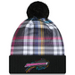 BUFFALO BILLS 2024 NFL CRUCIAL CATCH CUFFED KNIT BEANIE WITH POM