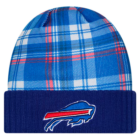 BUFFALO BILLS 2024 NFL SIDELINE STATEMENT CUFFED KNIT BEANIE - BLUE