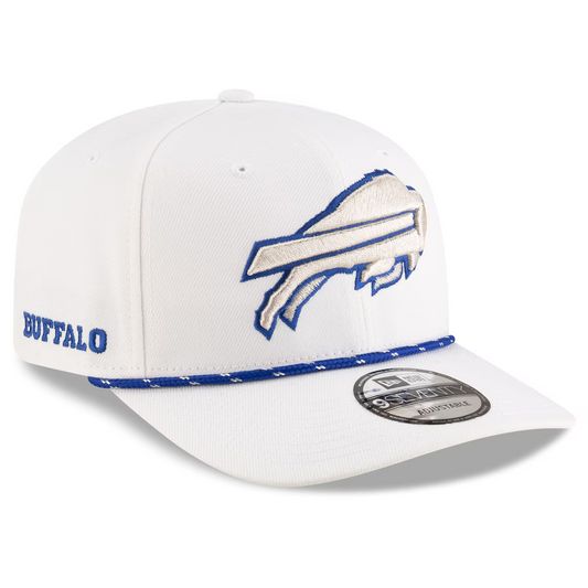 BUFFALO BILLS 2025 NFL RIVALRY SIDELINE COLLECTION 9SEVENTY ADJUSTABLE HAT - WHITE