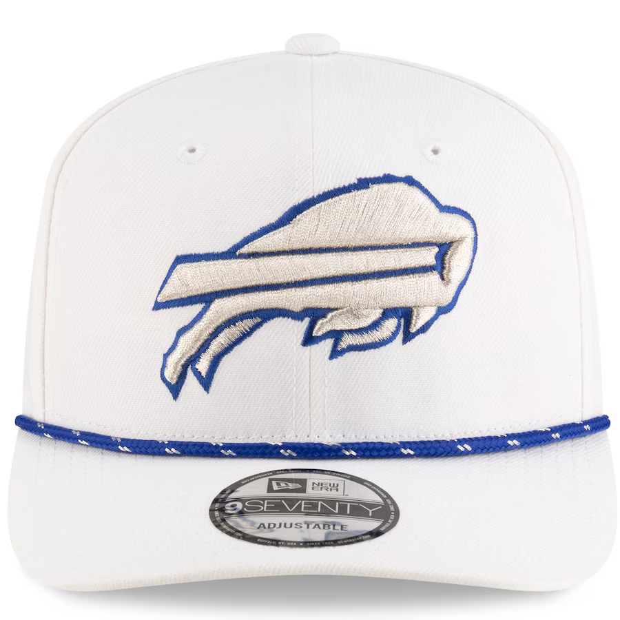 BUFFALO BILLS 2025 NFL RIVALRY SIDELINE COLLECTION 9SEVENTY ADJUSTABLE HAT - WHITE