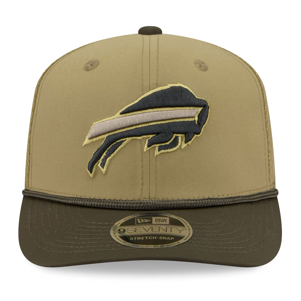 BUFFALO BILLS 2025 NFL SALUTE TO SERVICE 9SEVENTY ADJUSTABLE HAT - GREEN