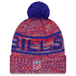 BUFFALO BILLS 2025 NFL SIDELINE COLD WEATHER CUFFED KNIT WITH POM - RED