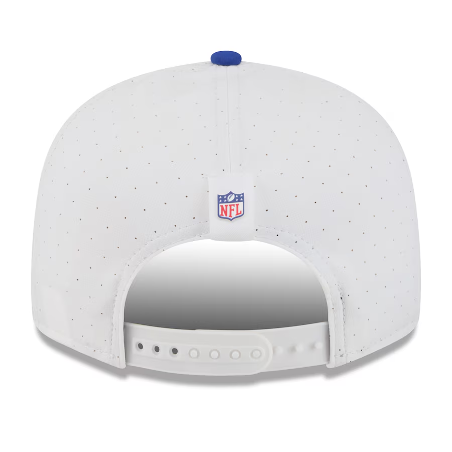 BUFFALO BILLS 2025 NFL TRAINING CAMP 9FIFTY SPLIT PANEL SNAPBACK HAT - WHITE