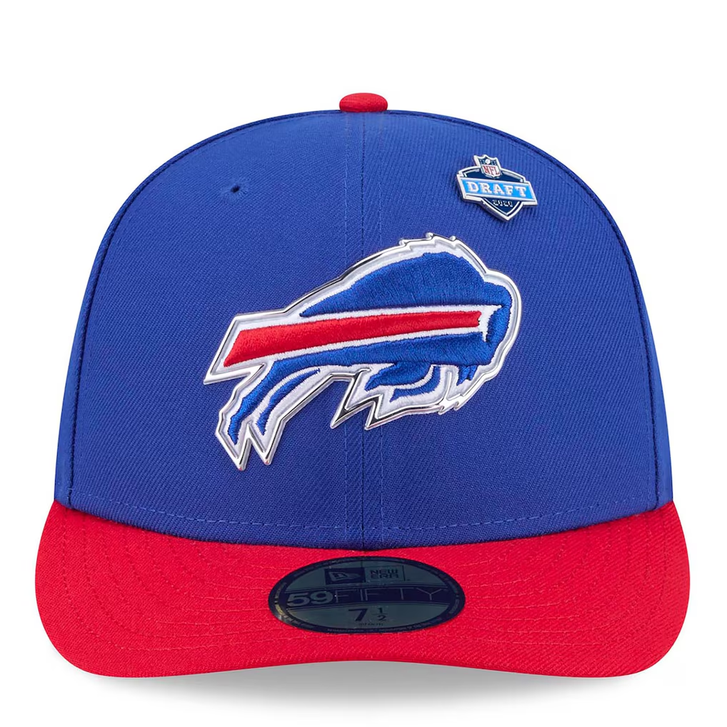 BUFFALO BILLS 2026 NFL DRAFT 59FIFTY FITTED HAT - BLUE/RED